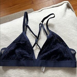 Aerie Cross Back Cheetah Bralette